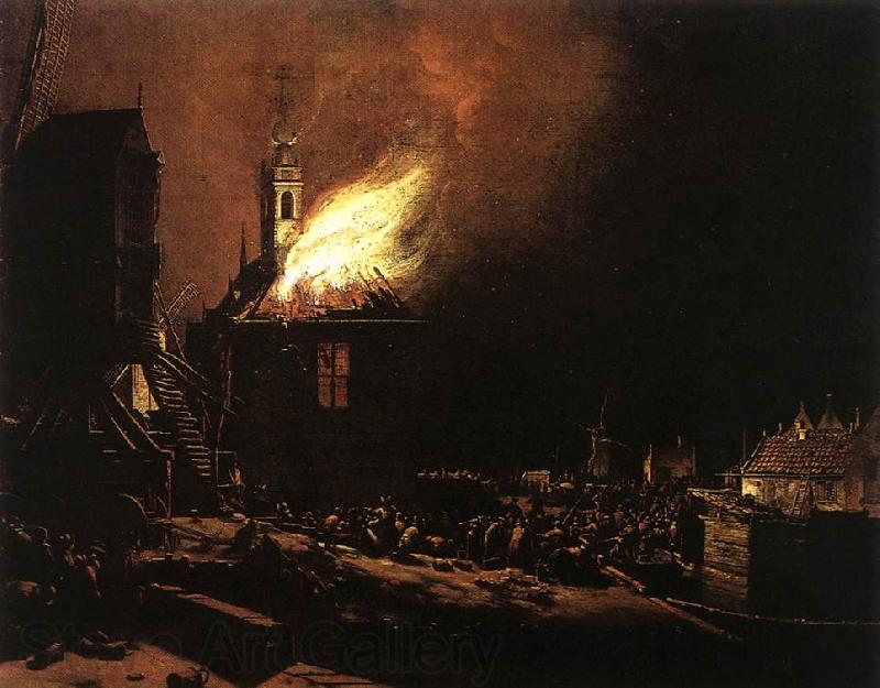 POEL, Egbert van der The Explosion of the Delft magazine af Spain oil painting art
